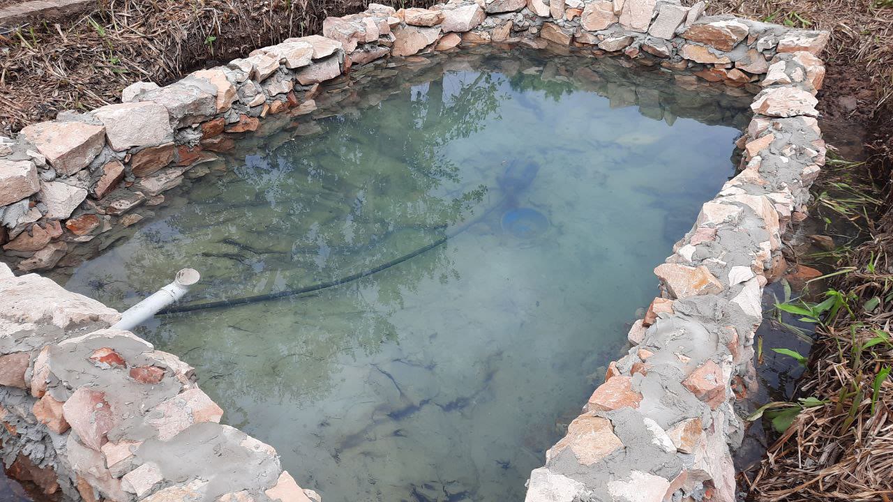 Hauptquelle auf Felicitas – gefasster Wasserspeicher